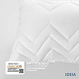 Подушка для тіла сну відпочинку NORDIC COMFORT+ 40х140 см IDEIA антиалергенна довга біла холлофайбер з блискавкою, фото 10