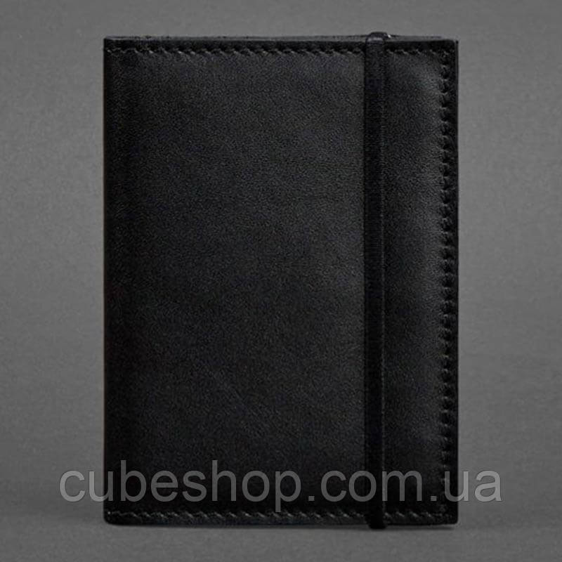 Обкладинка для паспорта зі шкіри 2.0 "Графіт"