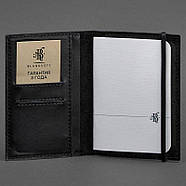 Обкладинка для паспорта зі шкіри 2.0 "Графіт", фото 3