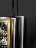 Підлогове дзеркало-мольберт на весь зріст в сріблястій рамі на ніжці ( Зеркало ростове на підставці ), фото 5