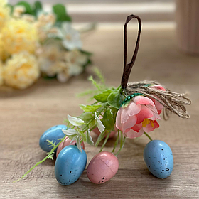 Пасхальна композиція c яйцями,15 см
