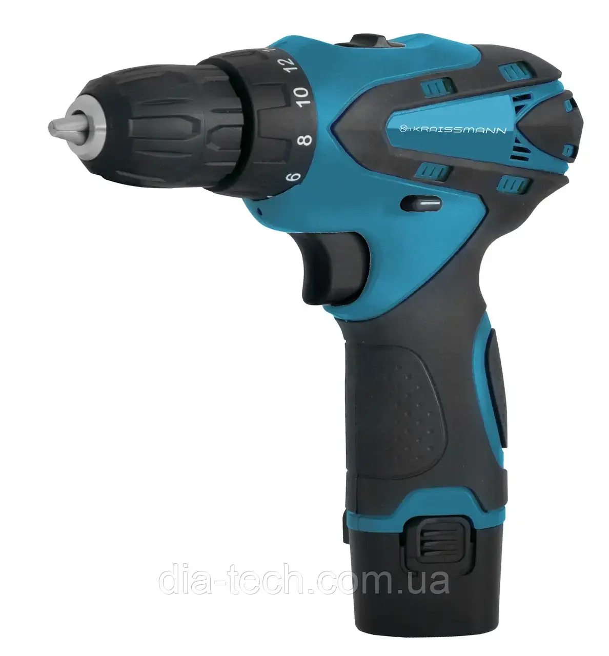 ШУРУПОКРУТ АКУМУЛЯТОРНІЙ KRAISSMANN 1500 ABS 12/1 LI