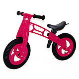 Велобіг для дівчаток малиновий, фото 8