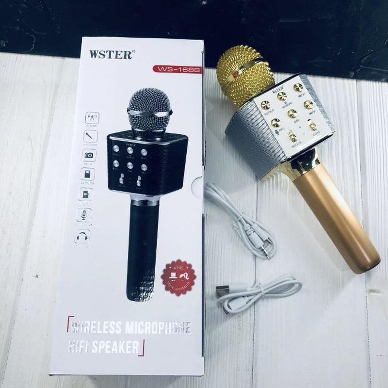 Караоке мікрофон bluetooth з колонкою