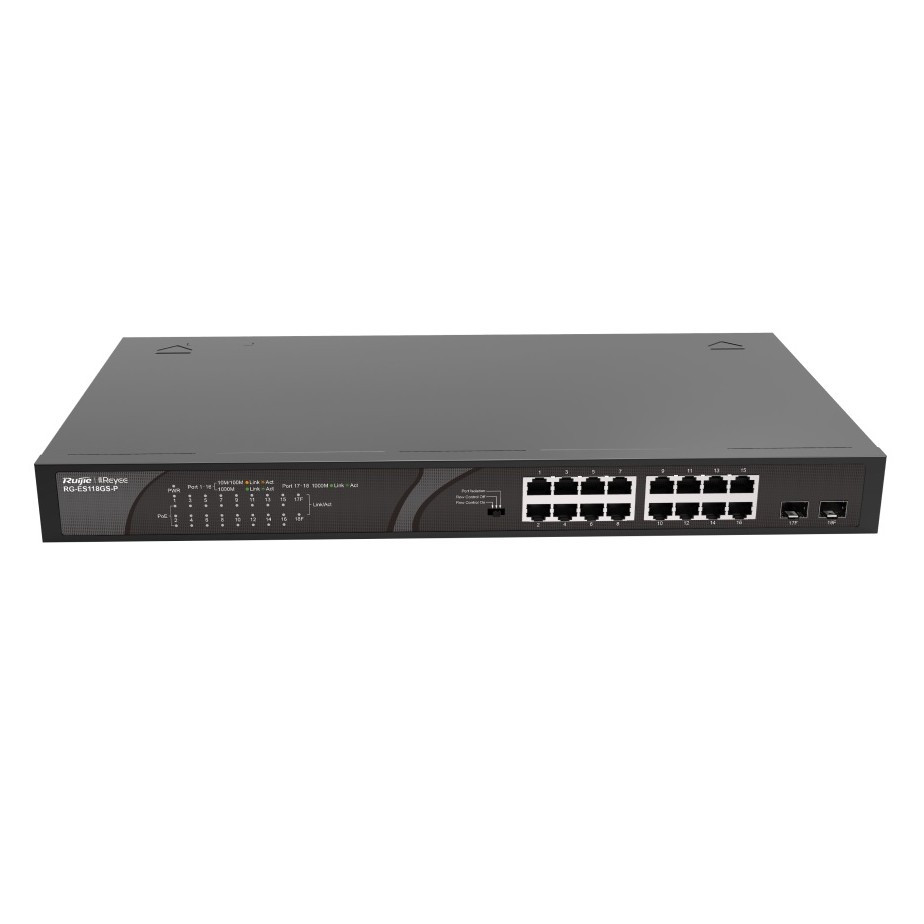 Комутатор Ruijie Reyee RG-ES118GS-P, фото 1