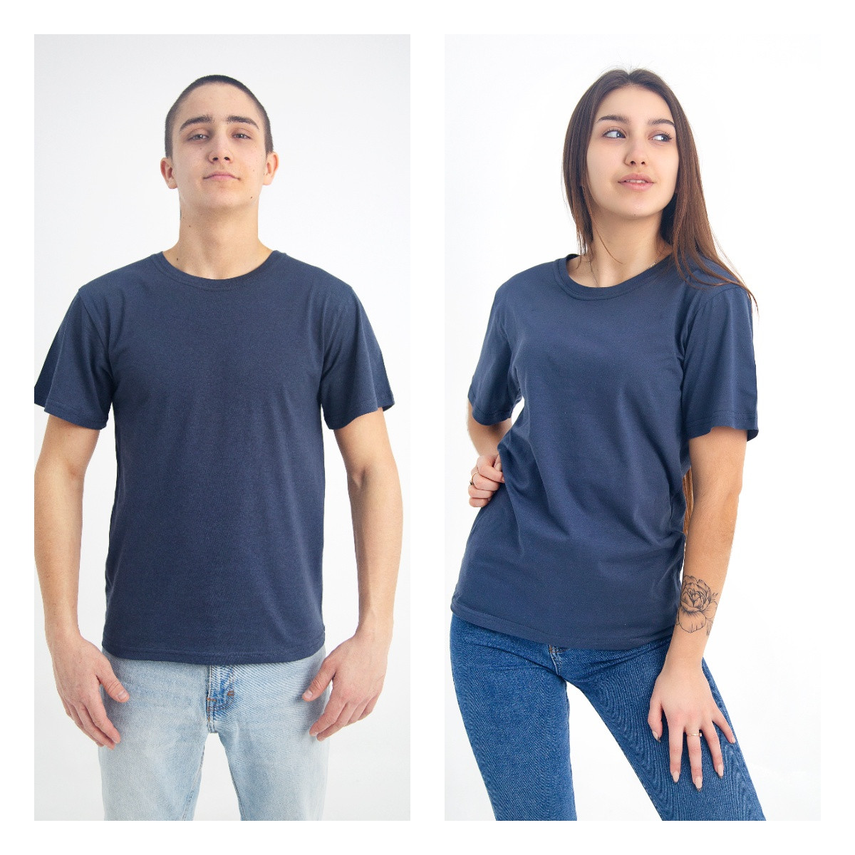 Чоловіча футболка антрацит сіра однотонна, бавовна 100% щільність 160, футболка доросла сіра