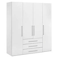 Шафа розпашна Magnum чотиридверна Білий глянець TM Міро Марк