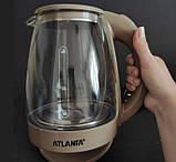 Прозорий чайник бежевий ATLANFA AT-H05, фото 2