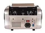 Рахункова машинка для грошей з детектором валют UV та виносним дисплеєм Bill Counter AL 6600 Лічильник банкнот, фото 2