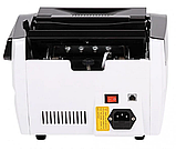 Рахункова машинка для грошей з детектором UV та виносним бічним дисплеєм Bill Counter AL 6100 А лічильник купюр, фото 2