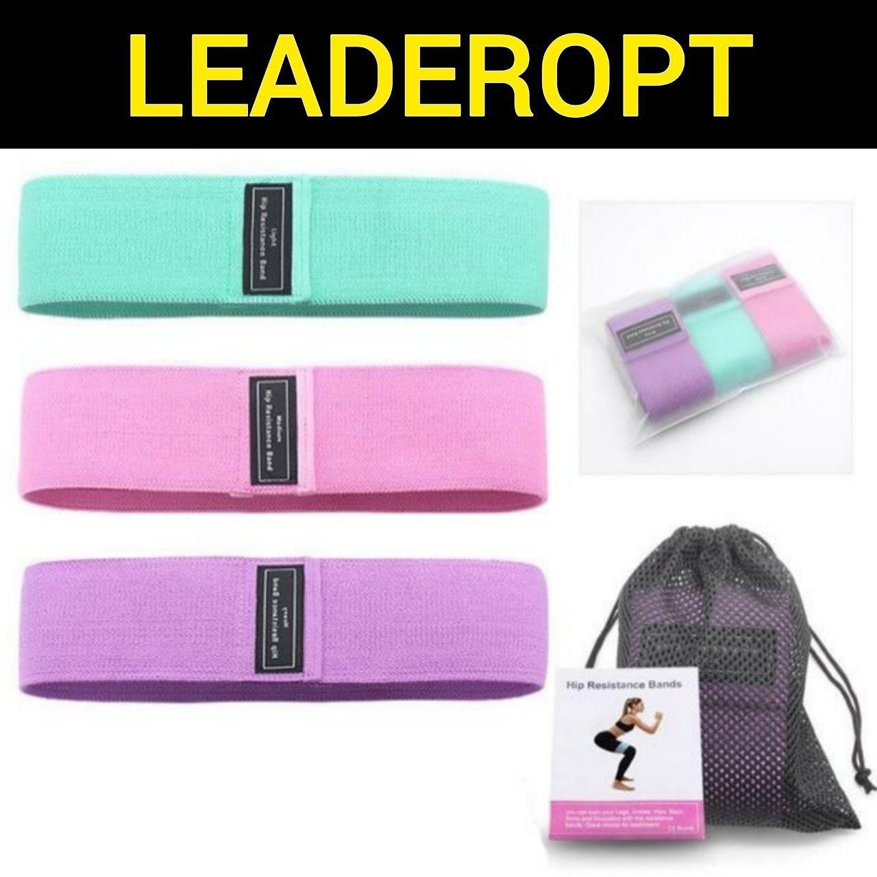 Тканинні гумки для фітнесу Hip Resistance Band 3 шт 8-31кг