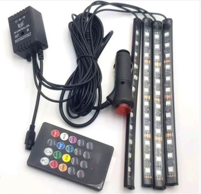 Універсальне автомобільне RGB led підсвічування LED ambient HR-01678