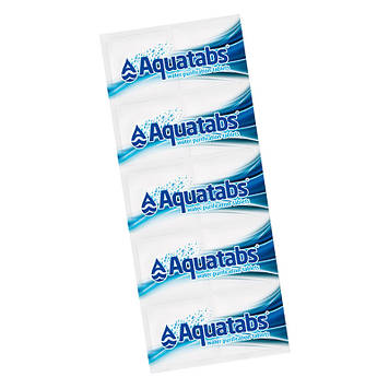 Таблетки для знезараження води Aquatabs (блистер) 33 мг.