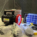 Ліхтарик світлодіодний із сонячною батареєю RT-906BT, фото 4