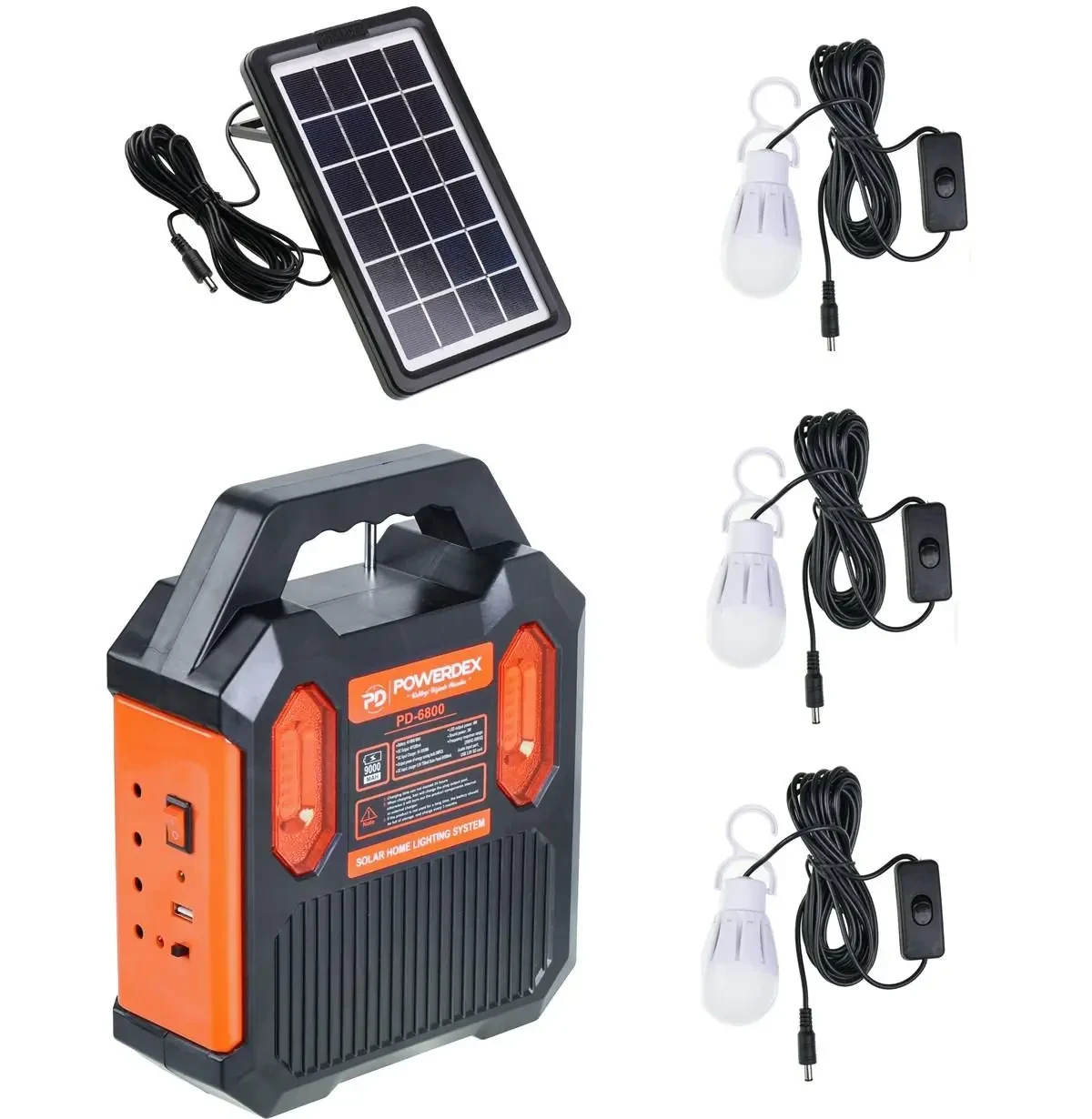 Кемпінговий світлодіодний ліхтар із радіо Powerdex PD-6800