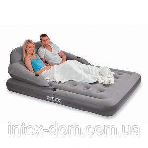 Надувний диван-ліжко INTEX 68916 інтекс(203 х 152 х 25 см)київ