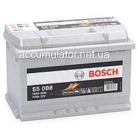 Аккумулятор автомобильный Bosch Silver Plus 77/Ah