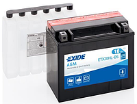 Мото аккумулятор EXIDE 6СТ-18 AGM ETX20HL-BS