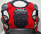Моточерепа мотозахист дитячий червоний, фото 2