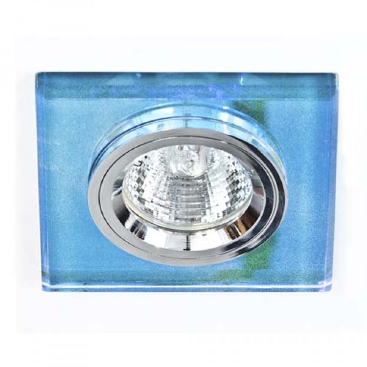 Точковий світильник Feron 8170-2 7-мультиколор (перламутровий блакитний) MR16