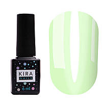 Гель-лак Kira Nails Vitrage №V20 (салатовый, витражный), 6 мл