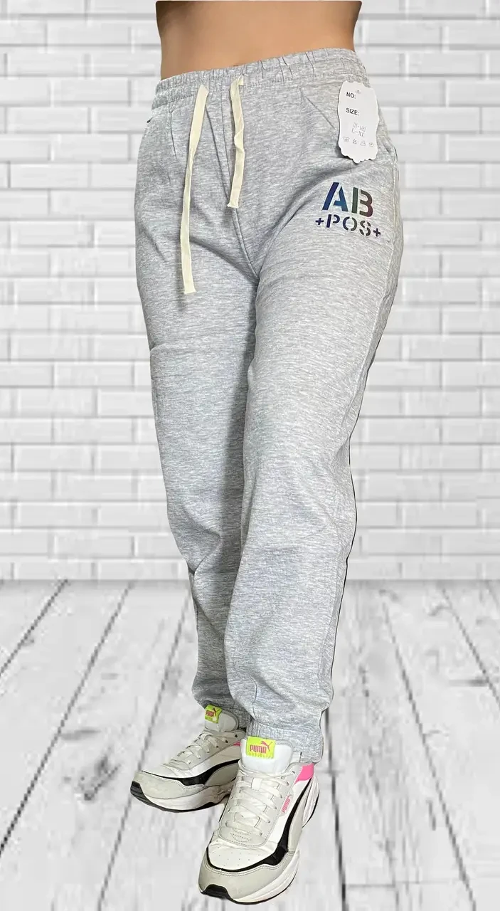 Штани жіночі спортивні трикотаж Туреччина M-2XL мікс кольору (6 шт.), фото 1