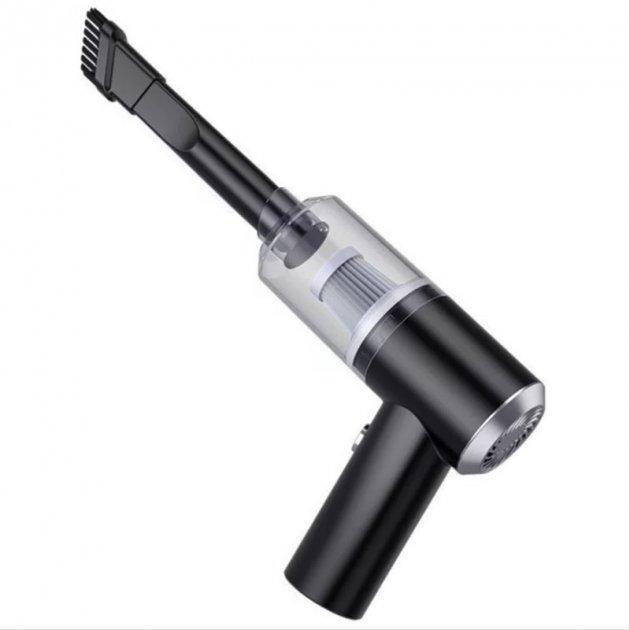 Автомобільний портативний бездротовий пилосос 2 in 1 Vacuum Cleaner USB ручний акумуляторний на 120 Вт