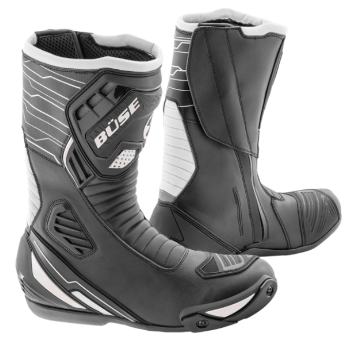 МОТОБОТИ BUSE SPORT EVO BLACK/WHITE, фото 1