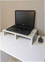 Підставка під монітор, столик для ноутбука білий, сірий, сонома, полиця для комп'ютера