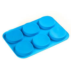Силіконова форма для тартів Ø12 см 6 штук
