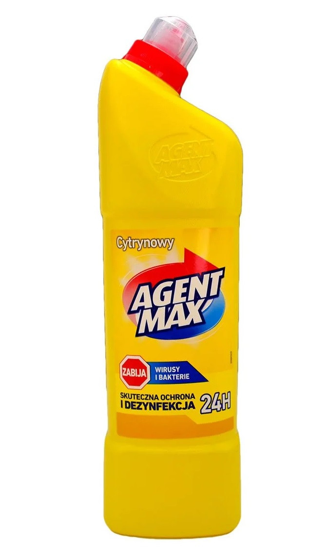 Средство для чистки унитаза Agent Max цитрус антибактериальное - фото 1 - id-p379783792