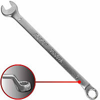 Ключ рожково-накидной отогнутый на 75° 7 мм, L=130 мм (FORCE 75507A)
