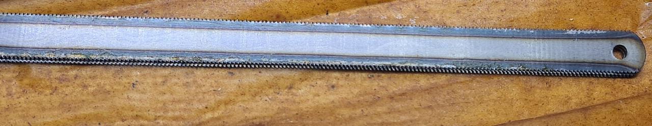 Ножівкове полотно Globus 2хстороннє вузьке 300 мм (метал + метал)