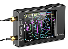 Широкосмуговий приймач NanoVNA-H v3.6, 10кГц-1,5ГГц SDR MF HF VHF UHF, HW, сенсорний екран 2,8"