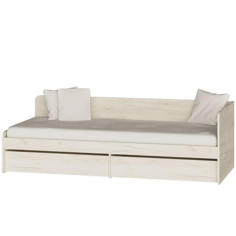 Кровать Соната 800 с двумя ящиками для хранения - фото 5 - id-p1121036289