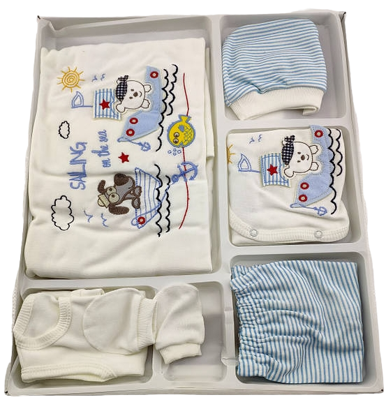 Подарунковий набір костюм 0 до 4 місяців Туреччина для новонароджених білий (НПК31)