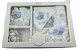 Подарунковий набір костюм 0 до 4 місяців Туреччина для новонароджених набір на виписку білий (НПК40), фото 5