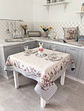 Великодня гобеленова скатертина Limaso 137х137 см., фото 4