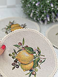 Серветка сервірувальна, кругла гобеленова (Ø20 см.), фото 5