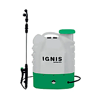 Опрыскиватель аккумуляторный Ignis на 16 л, электро опрыскиватель ранцевой.
