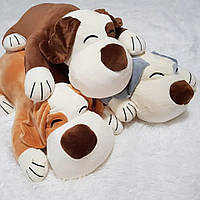 Плед игрушка подушка 3 в 1 Собака для сна и обнимашек с пледом внутри
