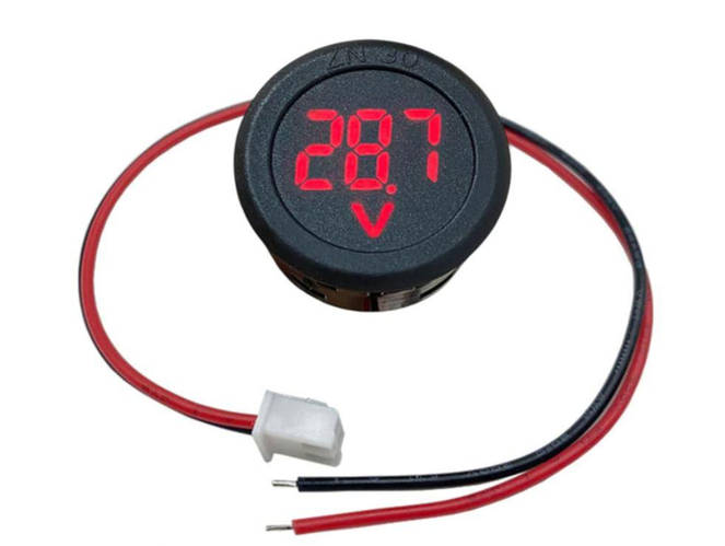 Цифровой вольтметр постоянного напряжения индикатор уровня заряда ...