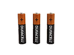 Лужна батарейка Duracell ААА LR03, якісна пальчикова батарейка