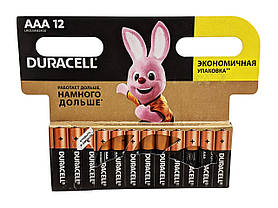 Лужна батарейка Duracell ААА LR03, якісна пальчикова батарейка, фото 4