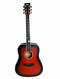 Гітара акустична Kaspar D-41 RD (чохол, скарбничка, медіатор, струна, ключ), фото 3