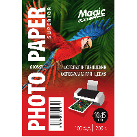 Глянцевая фотобумага 10х15 200 г /м² (100 л.) Magic Superior Фотобумага для принтера 200 грамм.