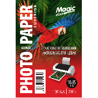 Глянцевий фотопапір 10х15 200 г/м² (100 аркушів) Magic Superior Фотопапір глянсовий для принтера