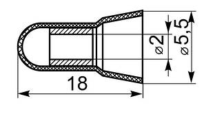 З'єднувальний ізоляційний зажим Колпачок Білий S-3 (100шт.) АСКО-УКРЕМ для проводів 1.25мм, фото 3