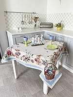 Великодня гобеленова скатертина Limaso  137х137 см.