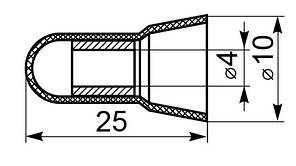 Зʼєднувальний ізоляційний затискач Колпачок S-5 Білий 100шт. АСКО-УКРЕМ для проводів 6 мм², фото 3